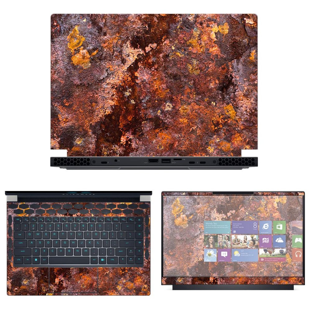 Decalrus - Protective Decal Skin Sticker for The Alienware x14 R1 14 (14" Screen) case Cover wrap ALx14_R1-6
