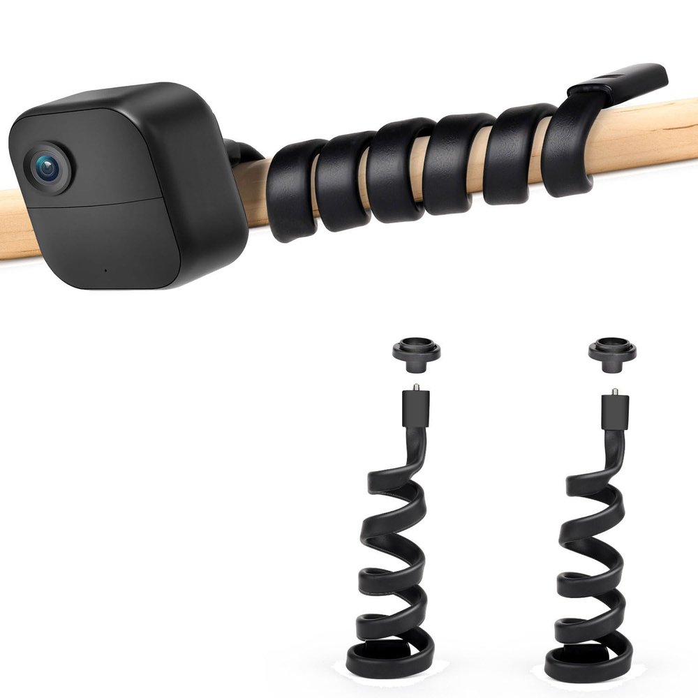 Mippko 2 Pack Flexible Gooseneck Twist Mount for Blink, Compatible with Outdoor/XT3/XT2/Mini Cameras, 27.5in Length