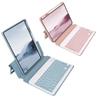 KMXDD Keyboard Case Compatible with iPad 10.2" 9th/8th/7th Generation/Pro 10.5" Air 3rd Gen Vertical Detachable Clear Cover Slim Folio Smart Keyboard Cover,SkyBlue view 1