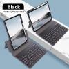 Keyboard Case Compatible with iPad Air 5th 4th Generation 10.9", Pro 11" Keyboard Case Detachable Magnetic Clear Cover Slim Folio Smart Cover Magic Keyboard,Black view 2