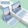 Keyboard Case Compatible with iPad Air 5th 4th Generation 10.9", Pro 11" Keyboard Case Detachable Magnetic Clear Cover Slim Folio Smart Cover Magic Keyboard,LightBlue view 2