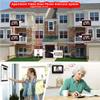 AMOCAM 12 Units Apartment Intercom System, 7 inch Monitor Wired Video Door Phone System, Monitoring, Unlock, Dual Way Door Intercom, for Home Household Apartment view 2