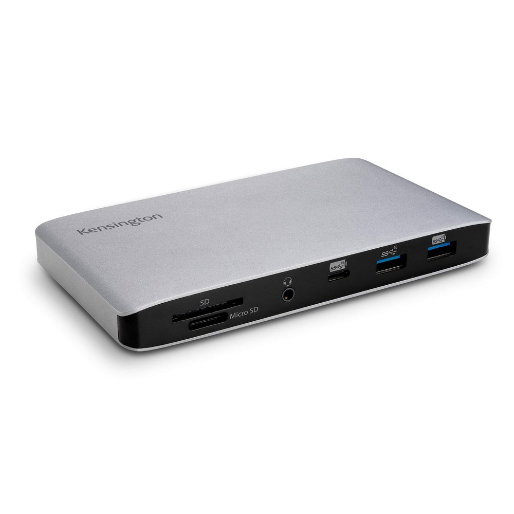 Kensington SD2480T Thunderbolt 3 and USB-C Dual 4K Docking Station with 60W PD, SD & Micro SD Card Reader, for Windows and MacBooks (K38410NA)