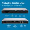 Kensington SD2480T Thunderbolt 3 and USB-C Dual 4K Docking Station with 60W PD, SD & Micro SD Card Reader, for Windows and MacBooks (K38410NA) view 2