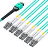 10Gtek MPO (F) to 12x LC OM3 Multi-Mode Fan-Out Patch Cord, 10 ft/3 m, Breakout 0.5m view 3