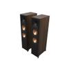 Klipsch Reference Premiere RP-8000F II 2.0 Dual Floorstanding Speaker Pair with Larger 90 x 90 Hybrid Tractrix Horn, 8 Cerametallic Woofers for Premium Home Theater Sound in Walnut view 1
