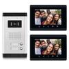 AMOCAM 2 Units Apartment Intercom System, 7 inch Monitor Wired Video Door Phone System, Monitoring, Unlock, Dual Way Door Intercom, for Home Household view 1