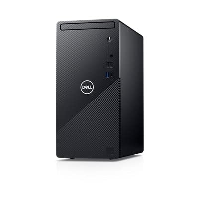 Dell Inspiron 3891 MT Desktop | Core i5-10400 - 1TB HDD + 256GB SSD Hard Drive - 12GB RAM | 6 cores @ 4.3 GHz Win 11 Pro Black (Renewed)