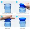 Water Jug Caps 5 Gallon Reusable Silicone - Strong Sealing no Spill Top Lid Cover 55mm Bottles for Outdoor & Kitchen - Pack by 4 view 4