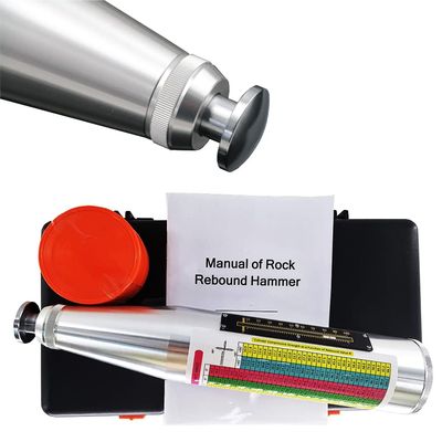 HFBTE Rock Rebound Hammer Tester Rock Test Strength Hammer Rock Resiliometer Test Meter for Estimate the Compressive Strength, Static Elastic Coefficient, Deformation Coefficient And the Grade of Rock