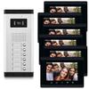 AMOCAM 6 Units Apartment Intercom System, 7 inch Monitor Wired Video Door Phone System, Monitoring, Unlock, Dual Way Door Intercom, for Home Household view 1