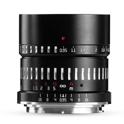 TTartisan 50mm F0.95 APS-C Lens Large Aperture Portrait Manual Focus Lens for Canon RF-Mount Camers EOS R, RP, R5,R6