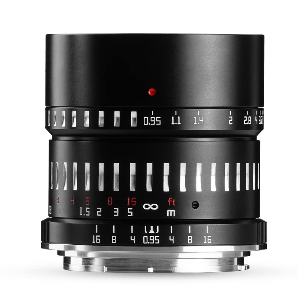 TTartisan 50mm F0.95 APS-C Lens Large Aperture Portrait Manual Focus Lens for Canon RF-Mount Camers EOS R, RP, R5,R6