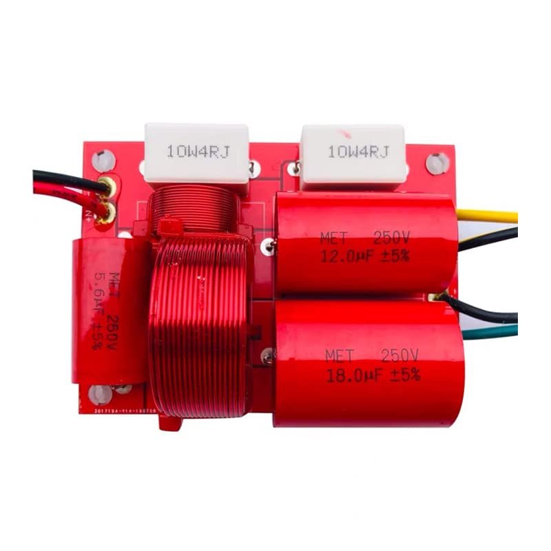JINGERL 2PCS 2 Way 200W Stereo Frequency Divider Home Theater Hifi 2 Unit Filter Circuit Speaker Audio Crossover Filters