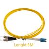 Eardion LC to ST Fiber Patch Cable, 3M(9.84ft) Single Mode Duplex Fiber Jumper 9/125um OS1 LSZH - LC ST Singlemode Duplex Patch Cords (3M) view 2