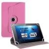 360 Universal Leather Case Cover Flip Stand Wallet Holder for 9 inch to 10 inch 11 inch 11.5 Inch Tablet PC Pad (Pink) view 1