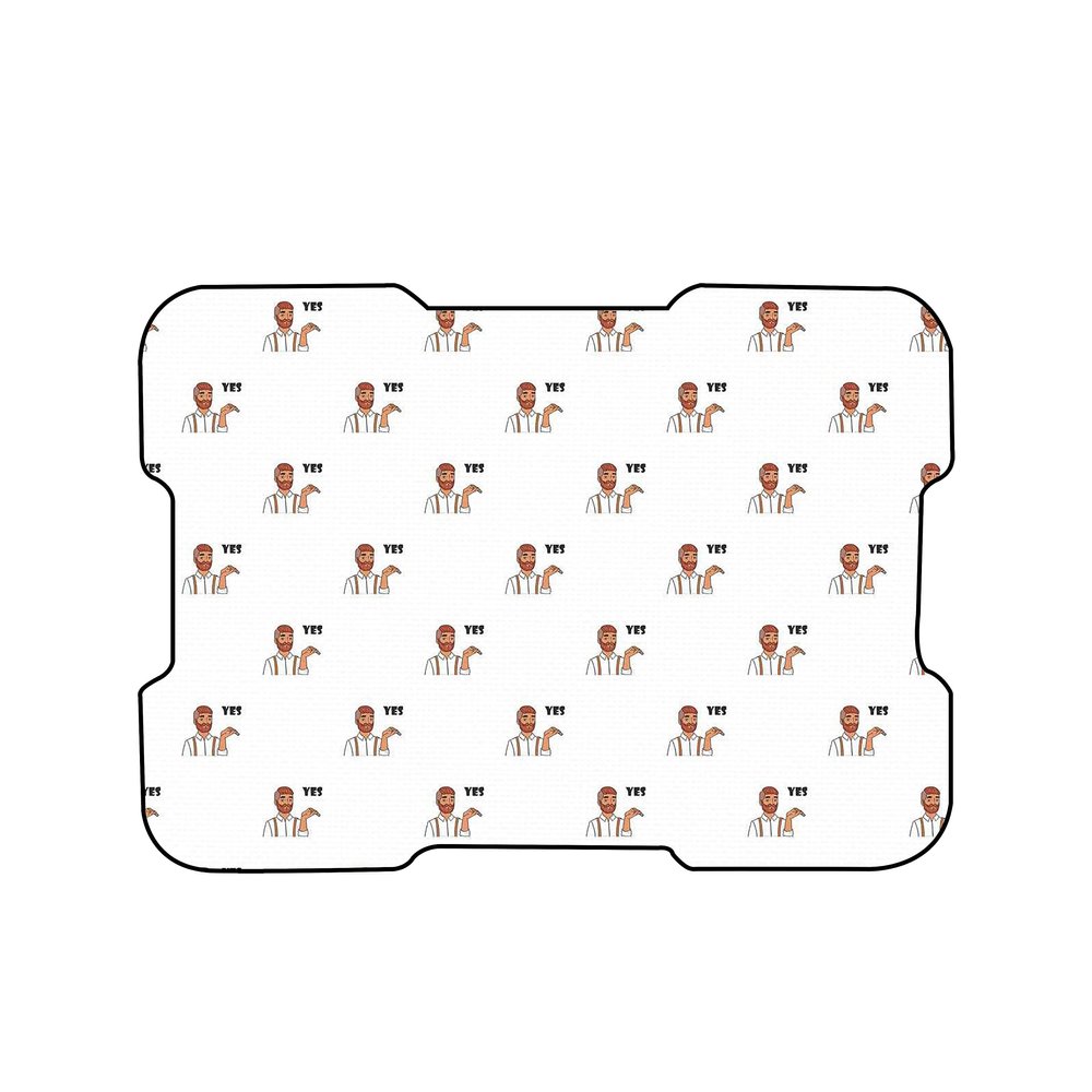 Bonamaison, Digital Printed Mouse Mat Non-Slip Backing for Office and Home Size 22x18cm