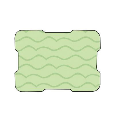 Bonamaison, Digital Printed Mouse Mat Non-Slip Backing for Office and Home Size 22x18cm