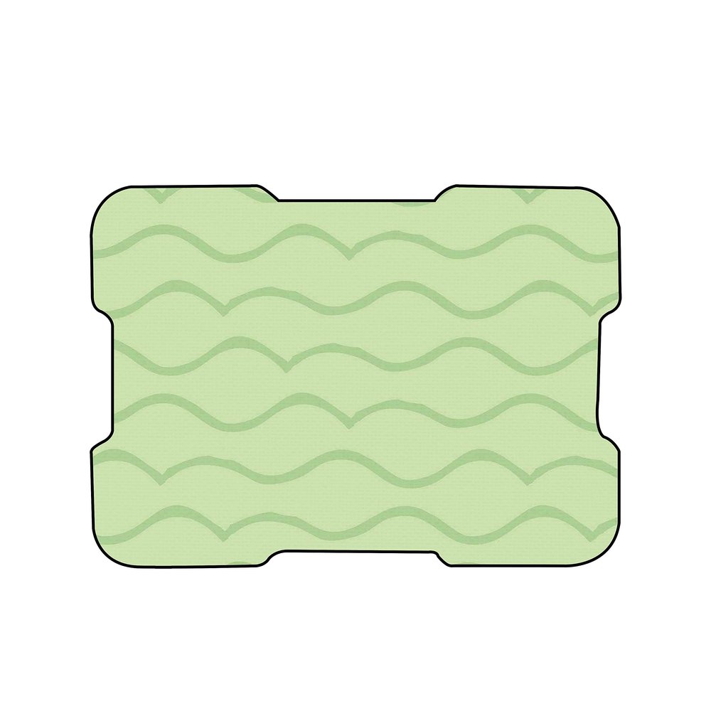 Bonamaison, Digital Printed Mouse Mat Non-Slip Backing for Office and Home Size 22x18cm