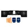 Alpine S-DB8V-TRK Dual 8" Halo S-Series Preloaded Truck Subwoofer Enclosure S-A60M S-Series 600 Watt Mono Amp and RUX-KNOB.2 Bass Knob view 2