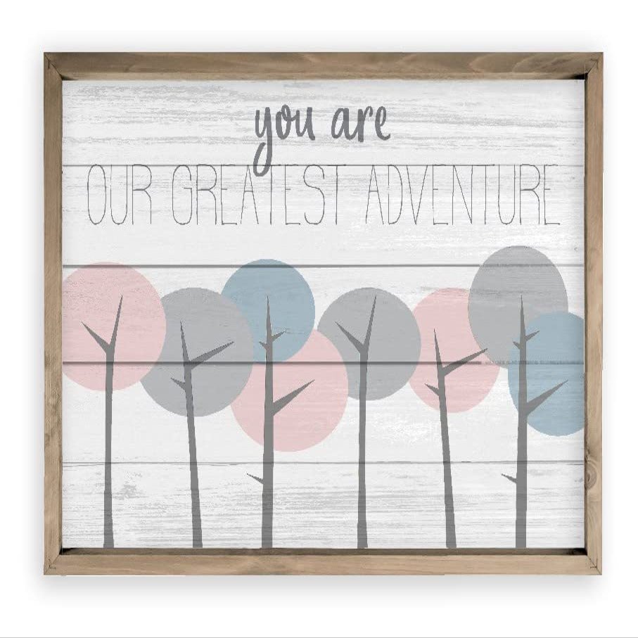 You Are Our Greatest Adventure Nursery Wall Sign Decor Kid's Room - 24x36