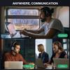 Global Teck Worldwide Yealink BH72 Wireless Bluetooth Stereo Headphones w/Mic, 35-Hour Battery, Wireless Charging, Work from Home Office - Zoom, Meet, Webex, Calls, Noise Cancellation Mic, GTW Cloth view 3