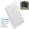 Avolusion T1 Series 1TB USB 3.0 Portable External Hard Drive for PC, Mac, PlayStation & Xbox (White) - 2 Year Warranty view 2