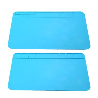 2pcs Repair Pad Working Mat Small Parts Work Pad Small Parts Mat