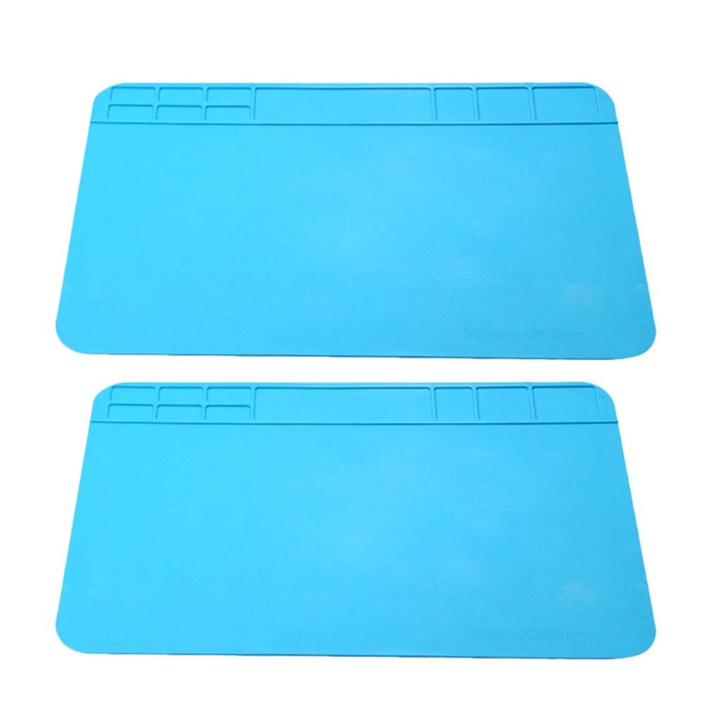 2pcs Repair Pad Working Mat Small Parts Work Pad Small Parts Mat