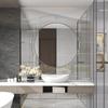 Lovdeco Peel and Stick Mirror Strip Tile, 1.2 x 12 Inches Mirror Tiles for Kitchen Backsplash and Bathroom Wall (5 Pieces, 5 SQ.FT.) view 2