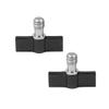 BGNing M5 Threading Rotating Knob, Adjustable Thumb Lever Screw, T Handle Wrench Adapter for SLR Camera Tripod (3/8 * 14 T7MM Type Black 2pcs) view 1