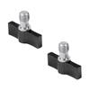 BGNing M5 Threading Rotating Knob, Adjustable Thumb Lever Screw, T Handle Wrench Adapter for SLR Camera Tripod (3/8 * 14 T7MM Type Black 2pcs) view 2