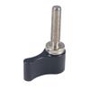 BGNing M5 Threading Rotating Knob, Adjustable Thumb Lever Screw, T Handle Wrench Adapter for SLR Camera Tripod (M4*17 L Type Black CNC) view 3