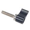 BGNing M5 Threading Rotating Knob, Adjustable Thumb Lever Screw, T Handle Wrench Adapter for SLR Camera Tripod (M4*17 L Type Black CNC) view 4