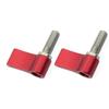 BGNing M5 Threading Rotating Knob, Adjustable Thumb Lever Screw, T Handle Wrench Adapter for SLR Camera Tripod (M6*17 L Type Red 2pcs) view 1