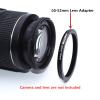 55mm Lens to 52mm Camera Lens Adapter,55mm to 52mm Filter Step-Down Ring Adapter Ring,Compatible All 52mm Filter Accessory view 3