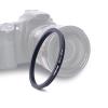 58mm Lens to 52mm Camera Filters Ring Compatible All 58mm Camera Lenses to 52mm UV CPL ND Filter Accessory and 52 mm Lens Hood view 1