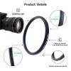 58mm Lens to 52mm Camera Filters Ring Compatible All 58mm Camera Lenses to 52mm UV CPL ND Filter Accessory and 52 mm Lens Hood view 3