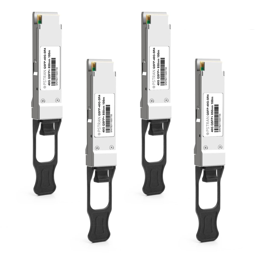 OPSTRAN 40GBASE-SR4 QSFP+ Optical Transceiver Module Compatible with Mellanox MC2210411-SR4L MC2210411-SR4 850nm 100m DDM MPO-12/UPC MMF 4 Pack