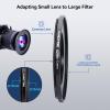 62mm Lens to 72mm Camera Lens Adapter,62mm to 72mm Filter Step-up Ring Adapter Ring,Compatible All 72mm Filter Accessory view 4