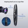 39mm Lens to 62mm Camera Lens Adapter,39mm-62mm Filter Step up Rings,Compatible All 62mm Filter Accessory.Made from CNC Machined view 4