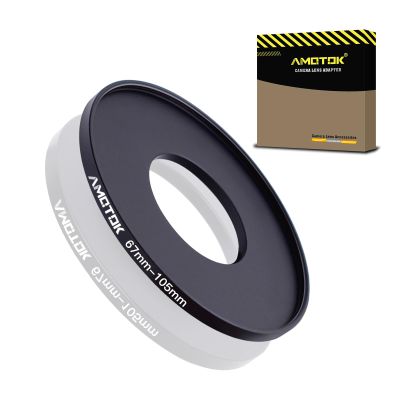 67mm Lens to 105mm Camera Lens Adapter,67mm-105mm Filter Step up Rings,Compatible All 105mm Filter Accessory.Made from CNC Machined