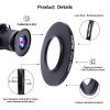 67mm Lens to 105mm Camera Lens Adapter,67mm-105mm Filter Step up Rings,Compatible All 105mm Filter Accessory.Made from CNC Machined view 3