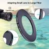 105mm Lens to 86mm Camera Lens Adapter,105mm-86mm Filter Step-Down Ring,Compatible All 86mm Filter Accessory.Made from CNC Machined view 4