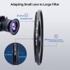30.5mm Lens to 46mm Camera Lens Adapter,30.5mm to 46mm Filter Step up Ring Adapter Ring,Compatible All 46mm Filter Accessory view 4