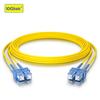 10Gtek Fiber Patch Cable - SC to SC OS2 10Gb/Gigabit Singlemode Jumper Duplex 9/125 LSZH Fiber Optic Cord, Yellow, 15-Meter(49.2-ft) view 2