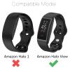 FitTurn Sport Watch Band Compatible with Amazon Halo View Replacement Soft Silicone Wristband Sport Straps Accessories Men Women for Amazon Halo View Smartwatch (Small Size, 5 Pack B) view 2