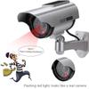 PreZiouz Solar Powered Dummy Security Camera, Bullet Fake Security Cameras, Simulated Surveillance System with Red LED Light and CCTV Stickers for Home Businesses Indoor/Outdoor (2 Packs, Silver) view 3
