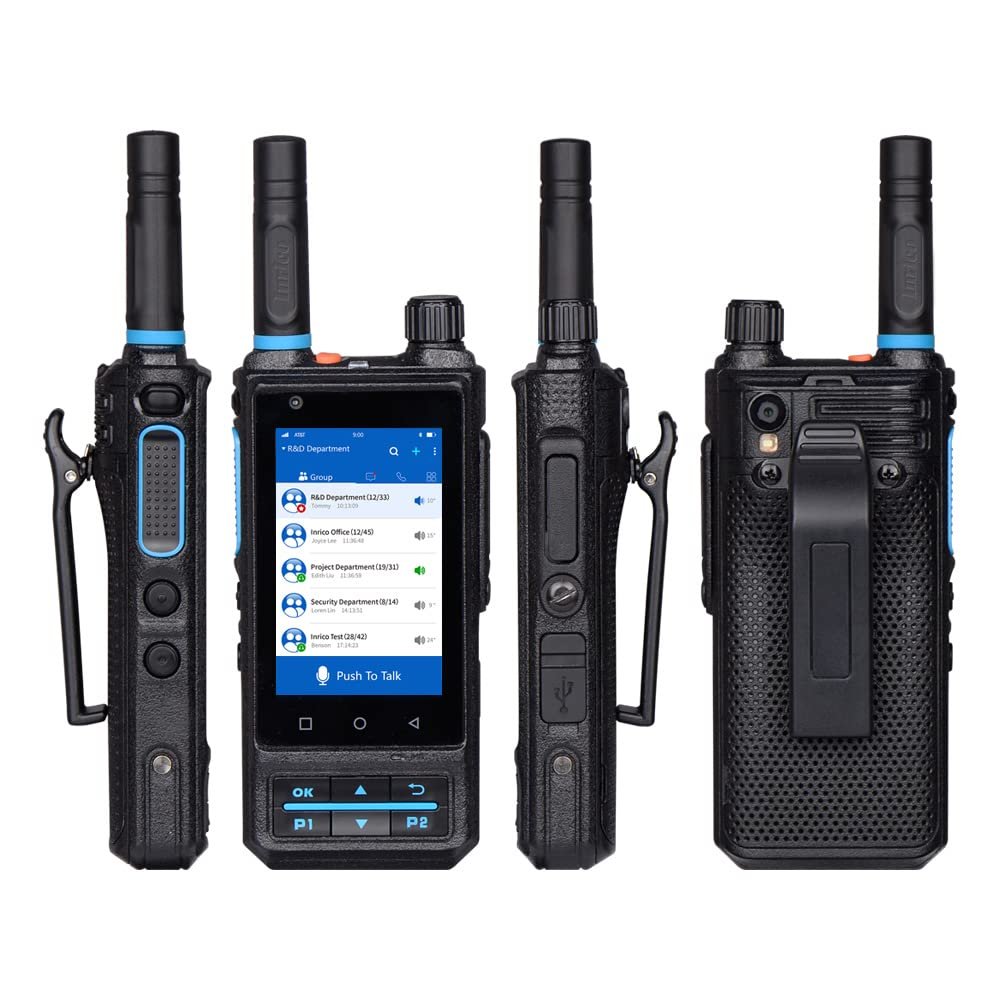 Inrico S200 Network walkie Talkie GPS PTT Phones Android Police walkie Talkie LTE/WCDMA/GSM walkie-Talkie