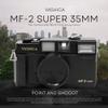 Yashica MF-2 Super 35mm Film Camera - 38mm f/3.8 Lens by Kokoti Black (YAS-MF2SDX-BK) w/Hard-shell Case, Auto ISO Detection, 1/125 Shutter, + Basic Bundle view 2